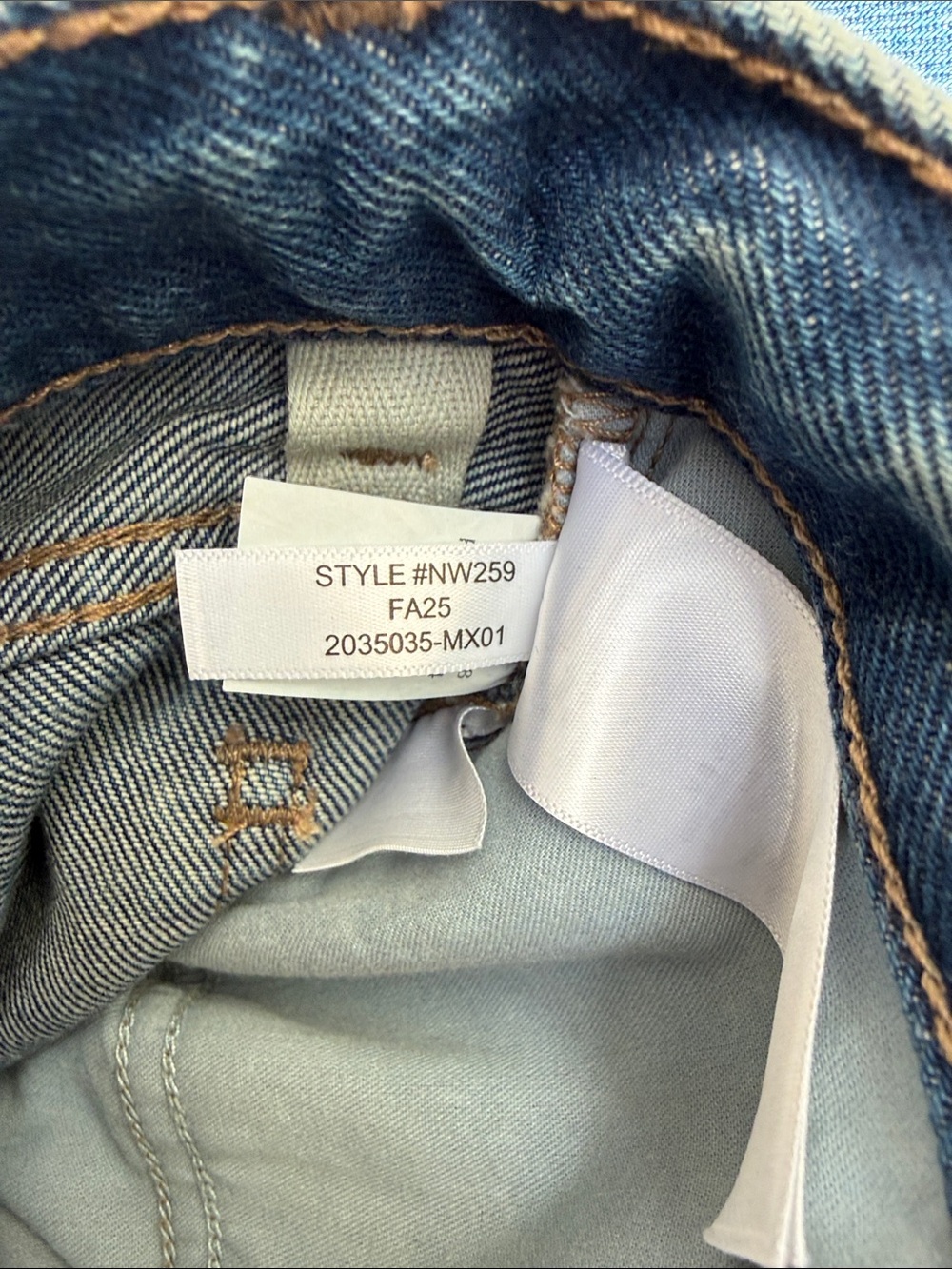 Madewell The Dean Easy Straight Jean Size 27 - Picture 4 of 10
